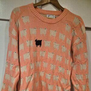 Rowing Blazers x Warm & Wonderful Women's "Diana Edition" Cotton Sheep Sweater